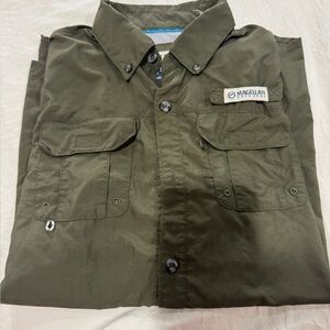 Magellan Outdoors Green Relaxed Fit Shirt